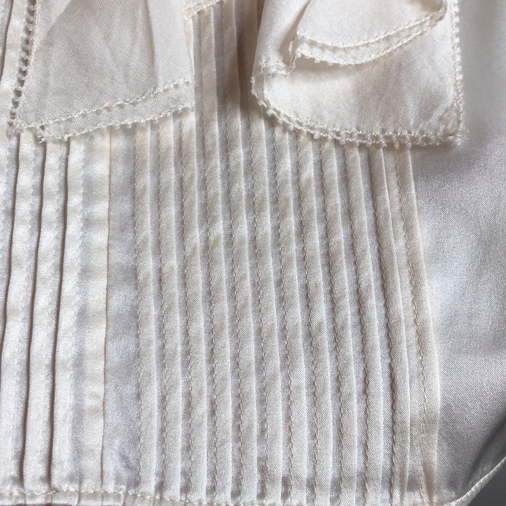 WHBM Cream Satin Ruffle Camisole – S - Picture 7 of 7